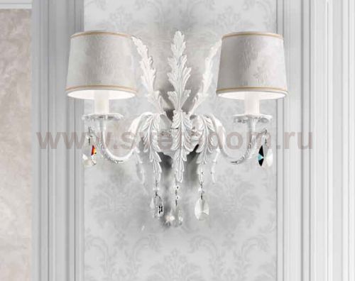 Настенный светильник Masiero ACANTIA A2 Bianco Opaco CR