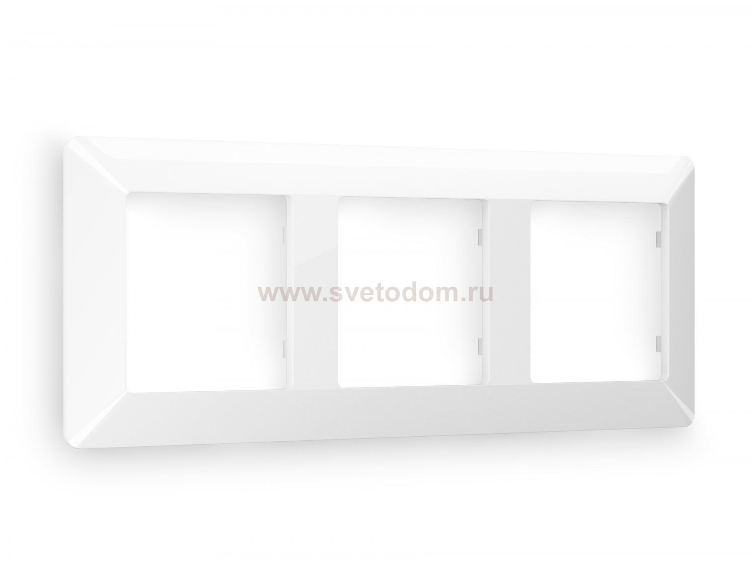Рамка ALFA Line (Белый глянец) 3-ая AF110103 Ambrella Volt