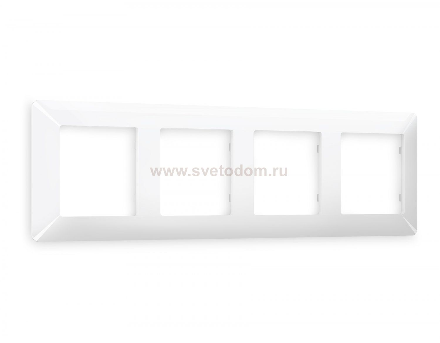 Рамка ALFA Line (Белый глянец) 4-ая AF110104 Ambrella Volt