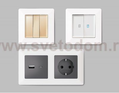 Рамка ALFA Line (Белый матовый) 2-ая AF110122 Ambrella Volt