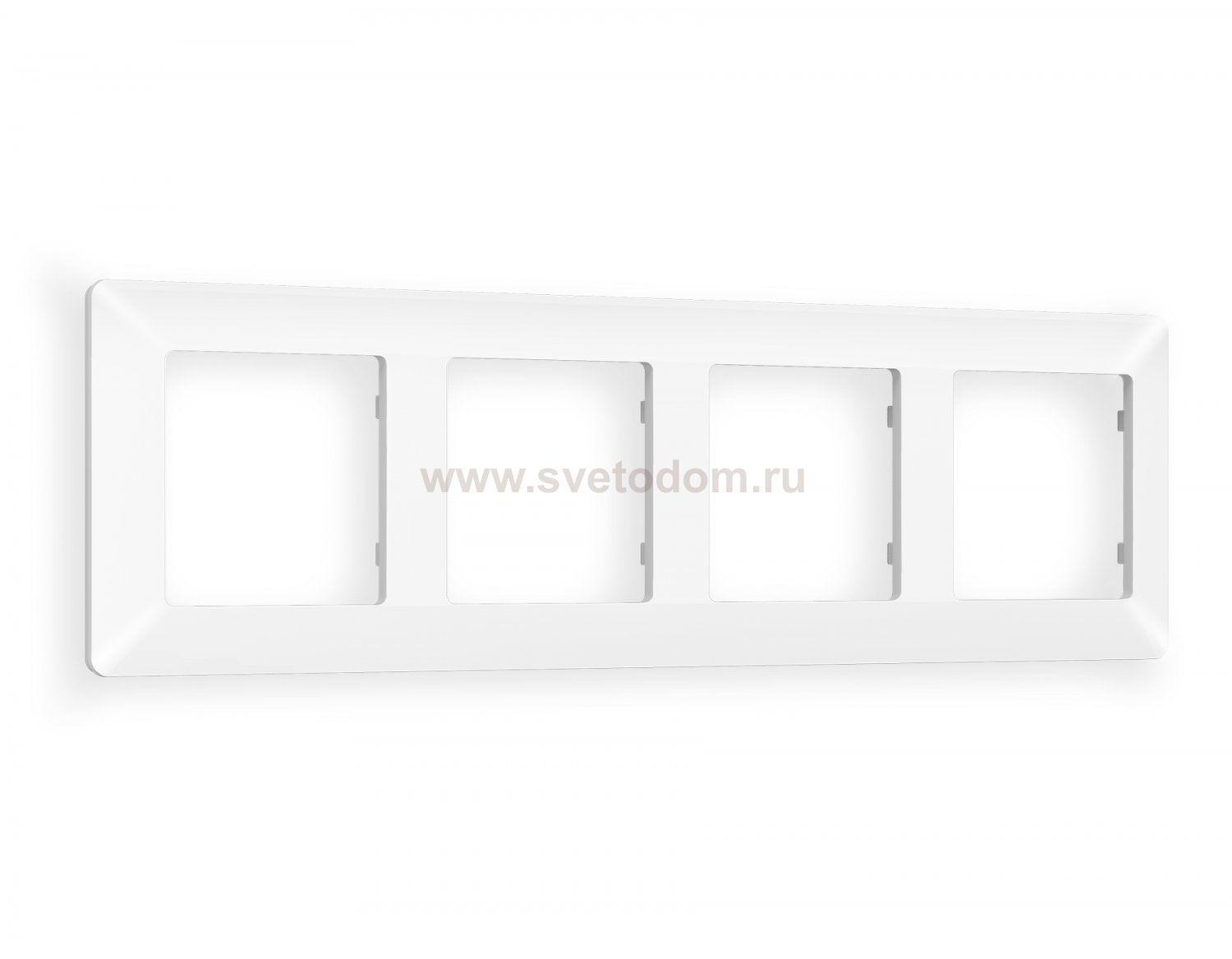 Рамка ALFA Line (Белый матовый) 4-ая AF110124 Ambrella Volt