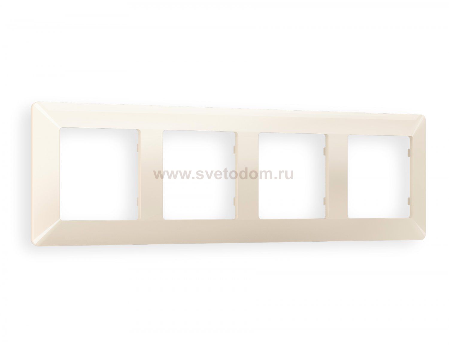 Рамка ALFA Line (Бежевый глянец) 4-ая AF110304 Ambrella Volt