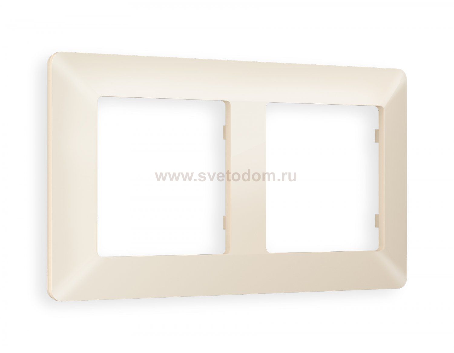 Рамка ALFA Line (Бежевый матовый) 2-ая AF110332 Ambrella Volt
