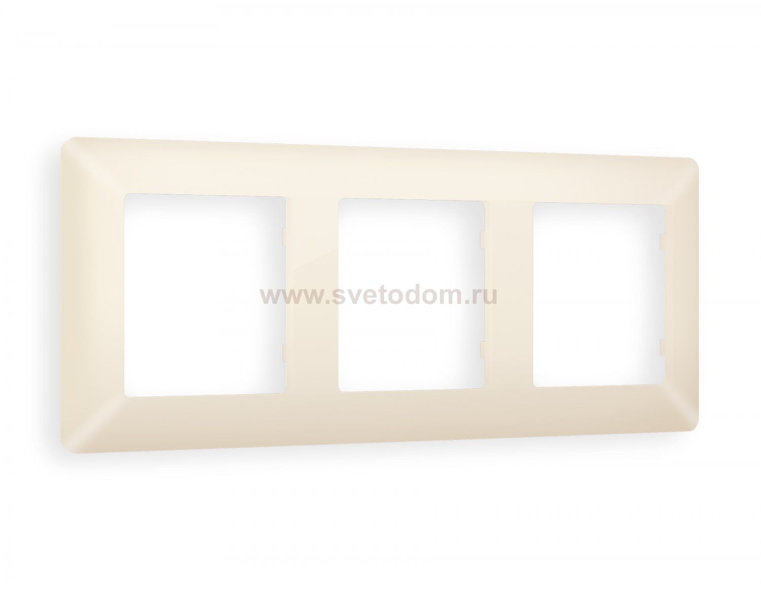 Рамка ALFA Line (Бежевый матовый) 3-ая AF110333 Ambrella Volt