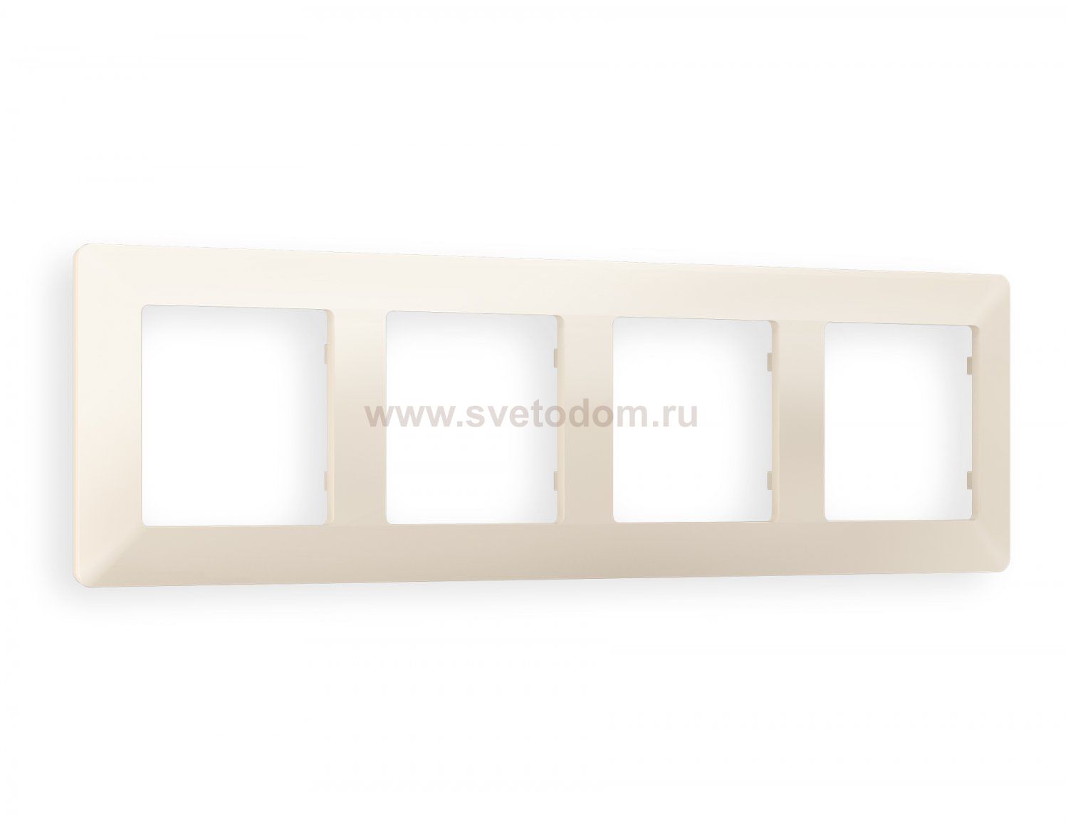 Рамка ALFA Line (Бежевый матовый) 4-ая AF110334 Ambrella Volt