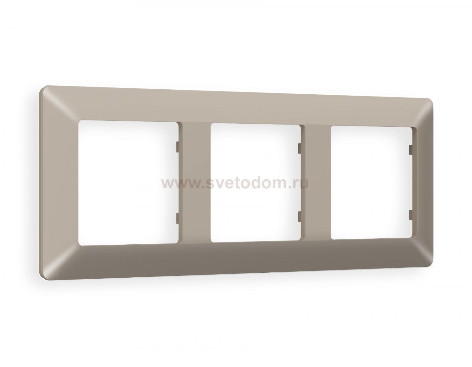 Рамка ALFA Line (Серо-бежевый матовый) 3-ая AF110363 Ambrella Volt
