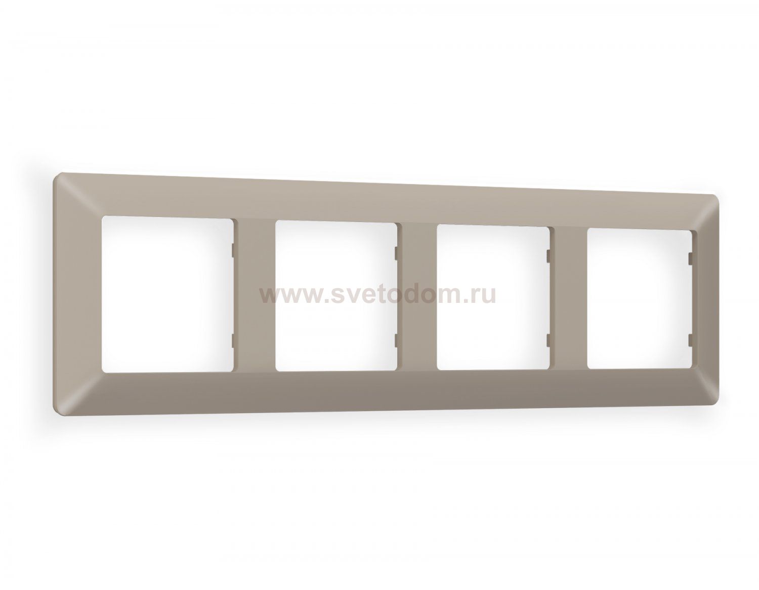 Рамка ALFA Line (Серо-бежевый матовый) 4-ая AF110364 Ambrella Volt