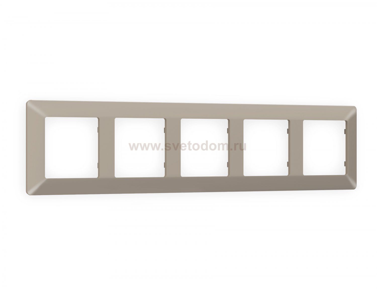 Рамка ALFA Line (Серо-бежевый матовый) 5-ая AF110365 Ambrella Volt