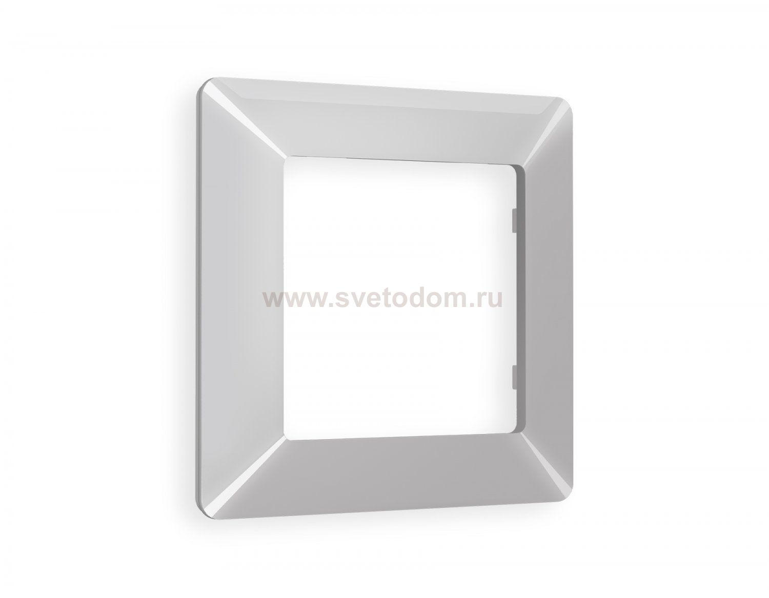 Рамка ALFA Line (Серебро глянец) 1-ая AF110401 Ambrella Volt