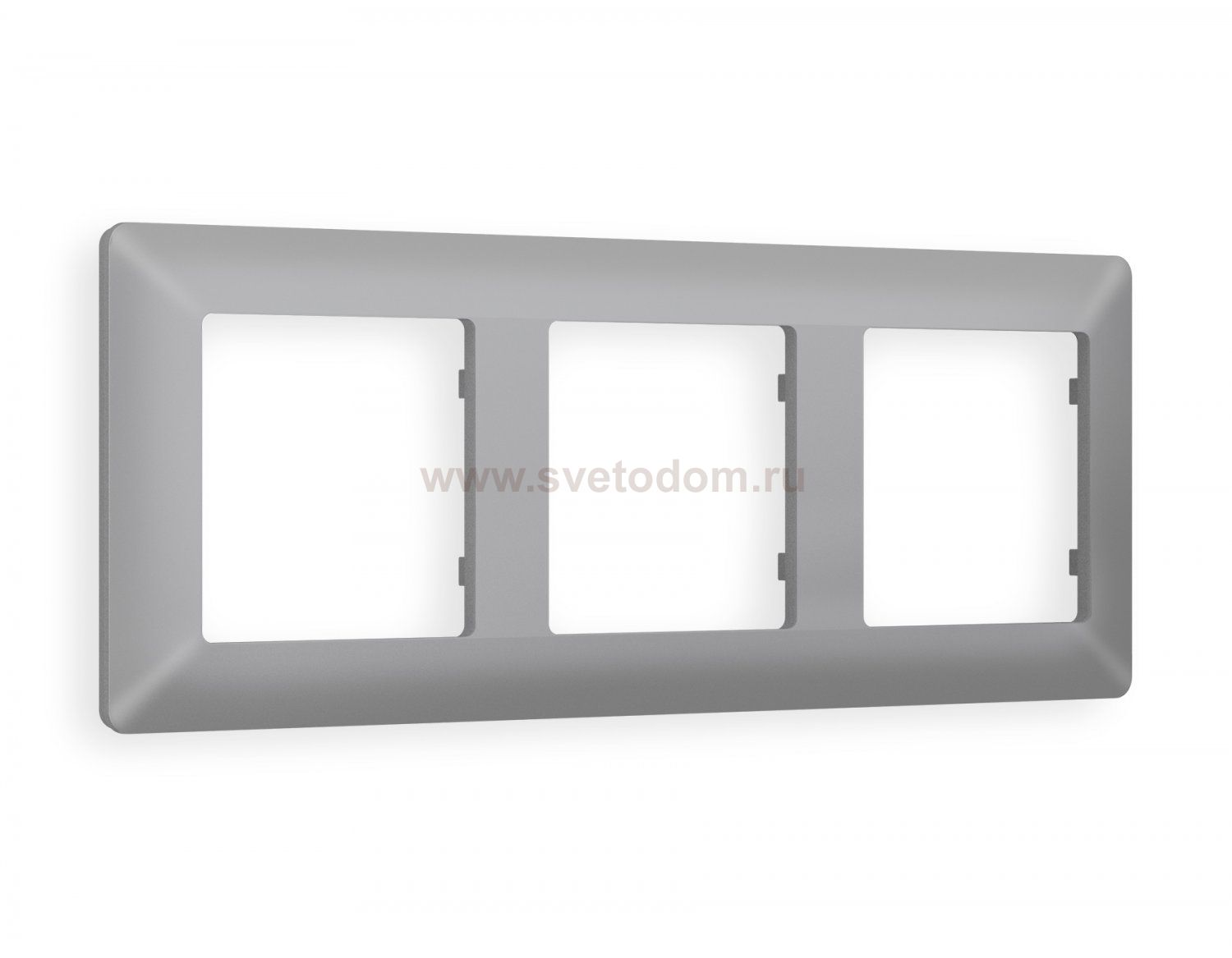 Рамка ALFA Line (Сталь матовый) 3-ая AF110503 Ambrella Volt