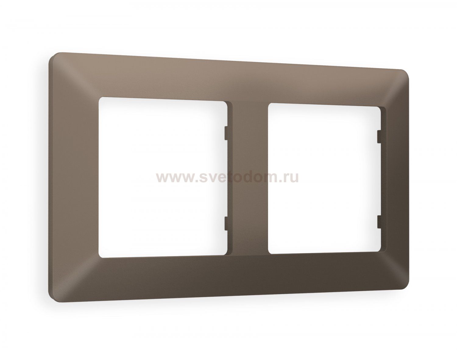 Рамка ALFA Line (Темная бронза матовый) 2-ая AF110632 Ambrella Volt