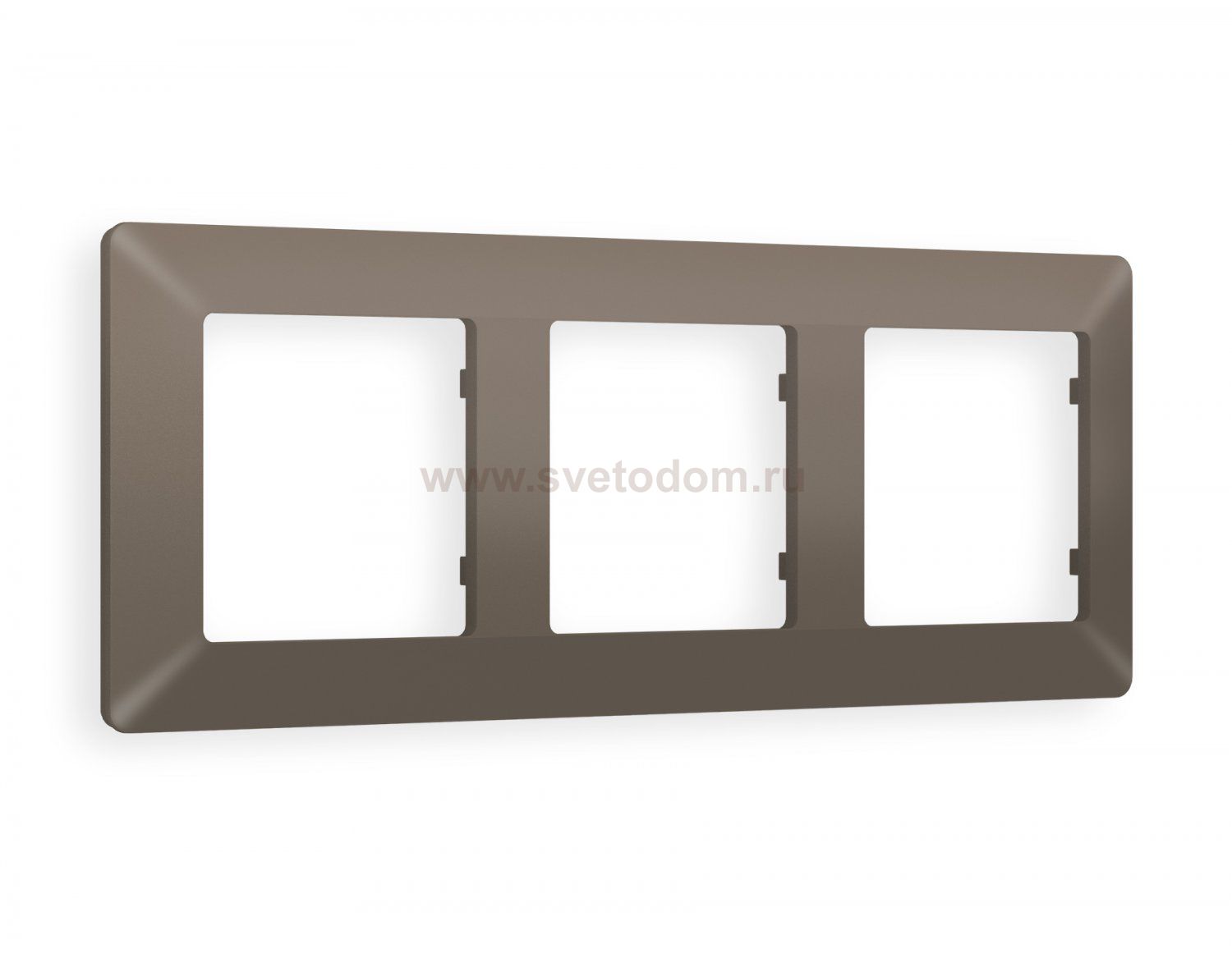 Рамка ALFA Line (Темная бронза матовый) 3-ая AF110633 Ambrella Volt