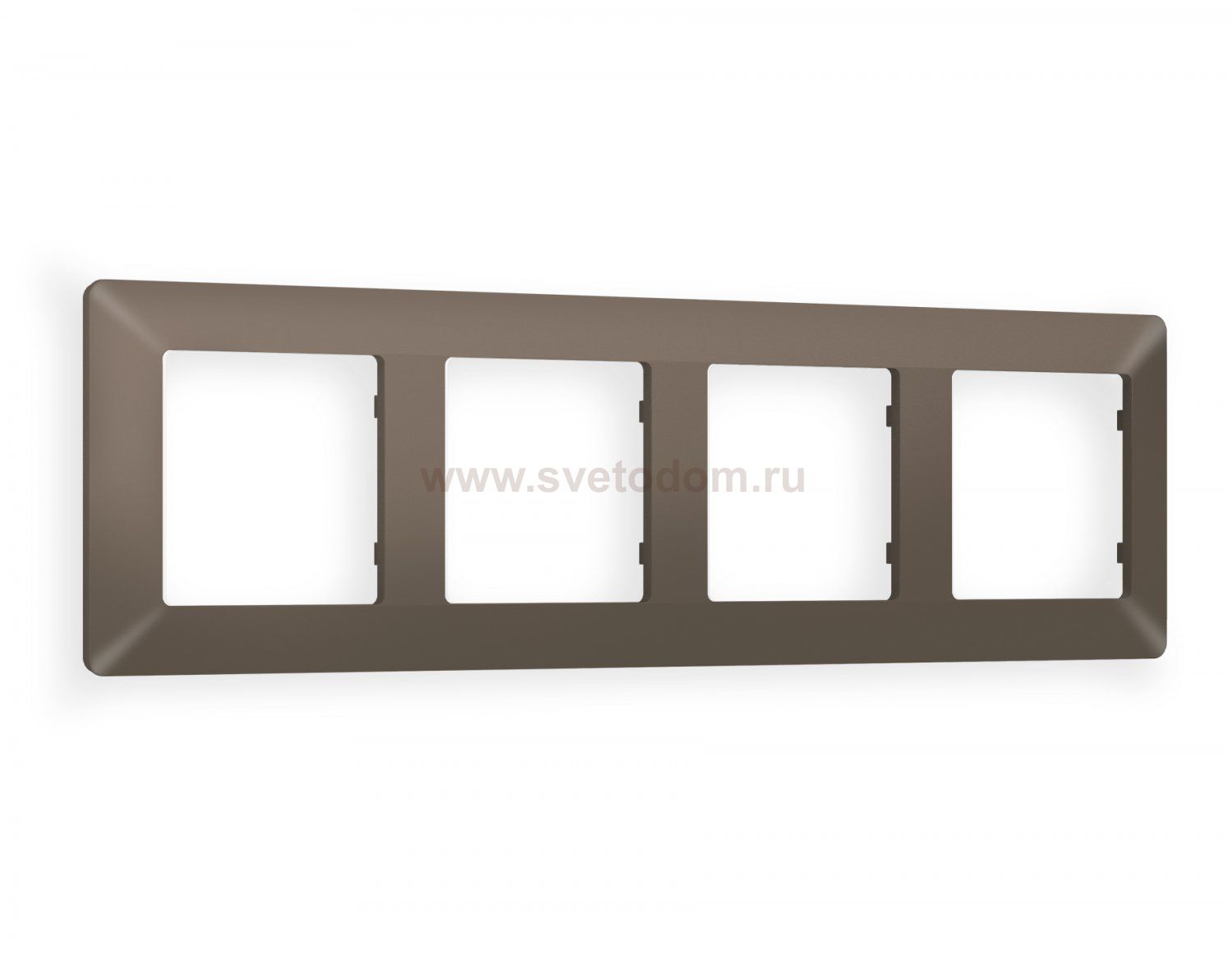 Рамка ALFA Line (Темная бронза матовый) 4-ая AF110634 Ambrella Volt