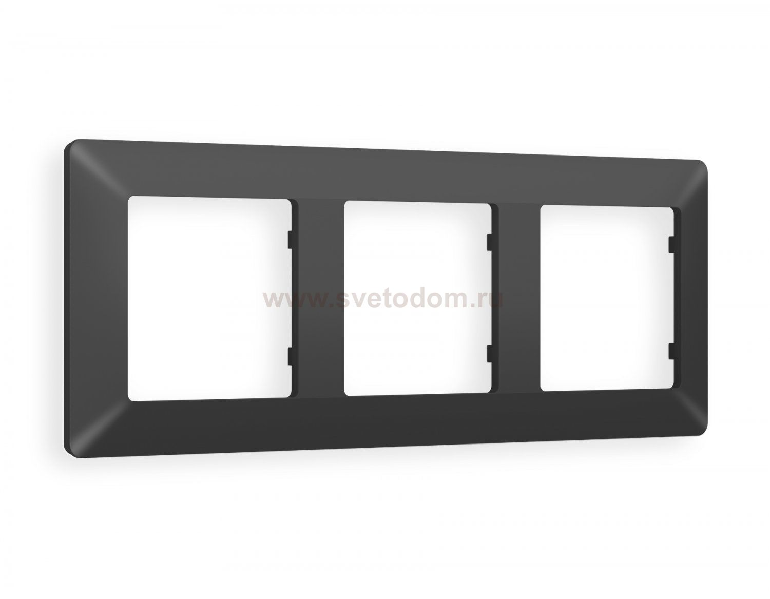 Рамка ALFA Line (Графит Мягкое касание) 3-ая AF110803 Ambrella Volt