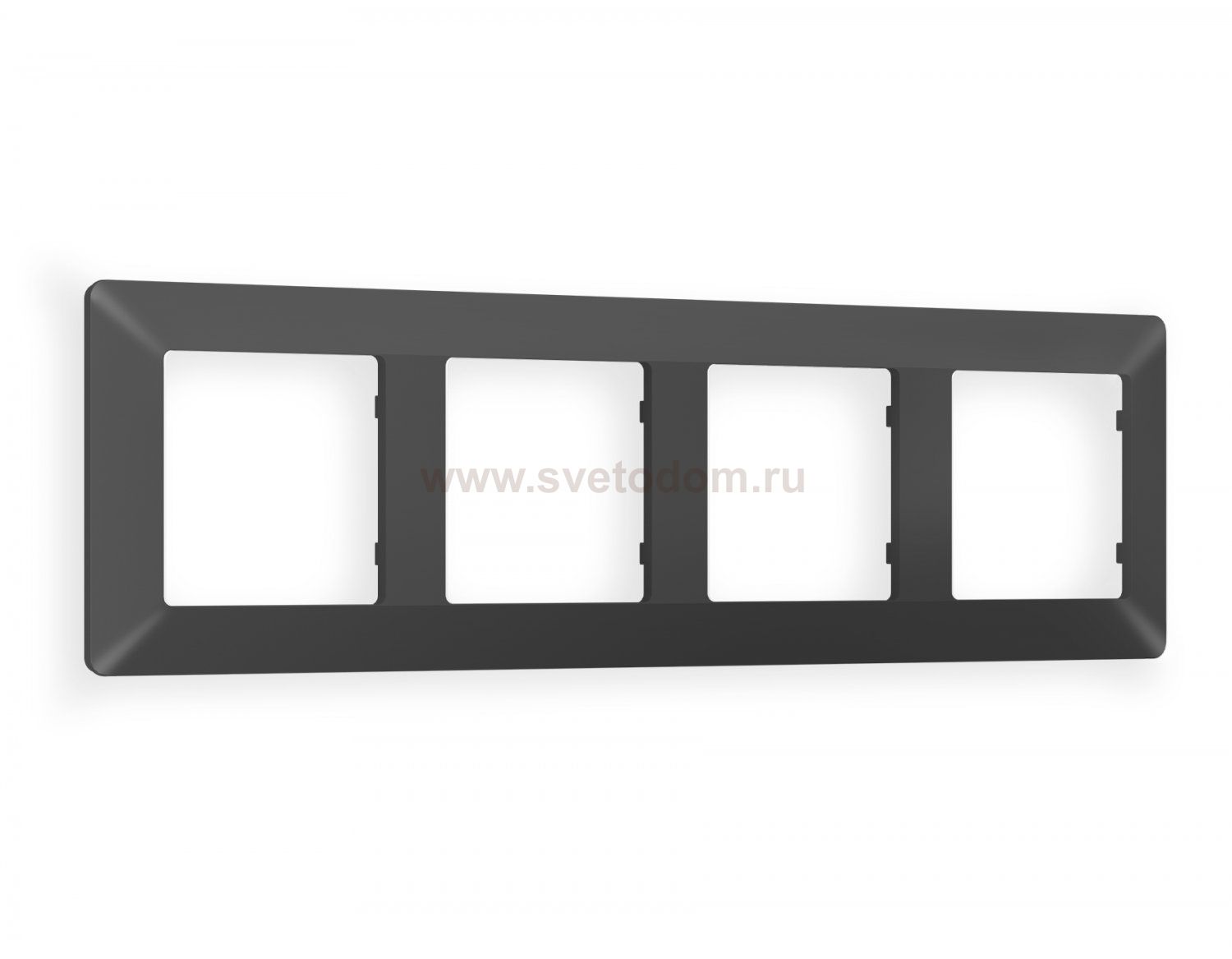 Рамка ALFA Line (Графит Мягкое касание) 4-ая AF110804 Ambrella Volt