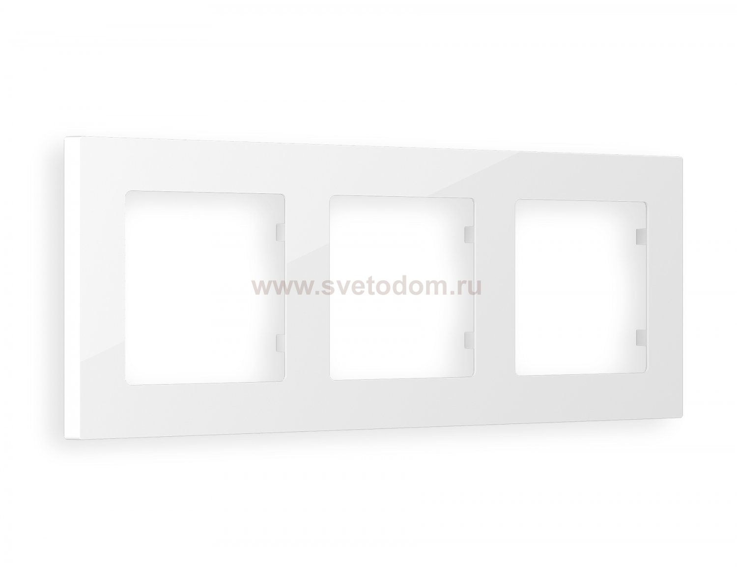 Рамка ALFA Techno (Белый глянец) 3-ая AF220103 Ambrella Volt