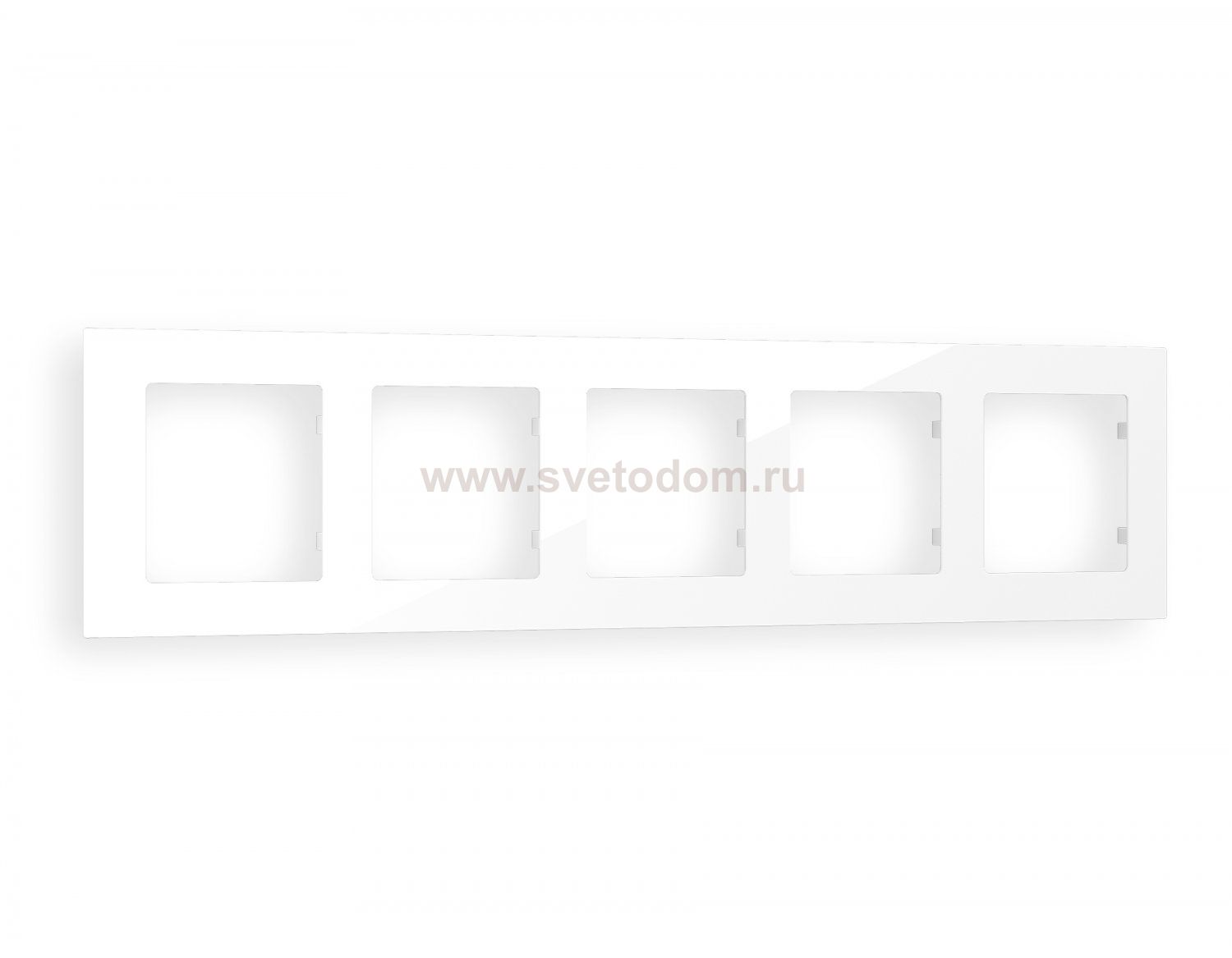 Рамка ALFA Techno (Белый глянец) 5-ая AF220105 Ambrella Volt