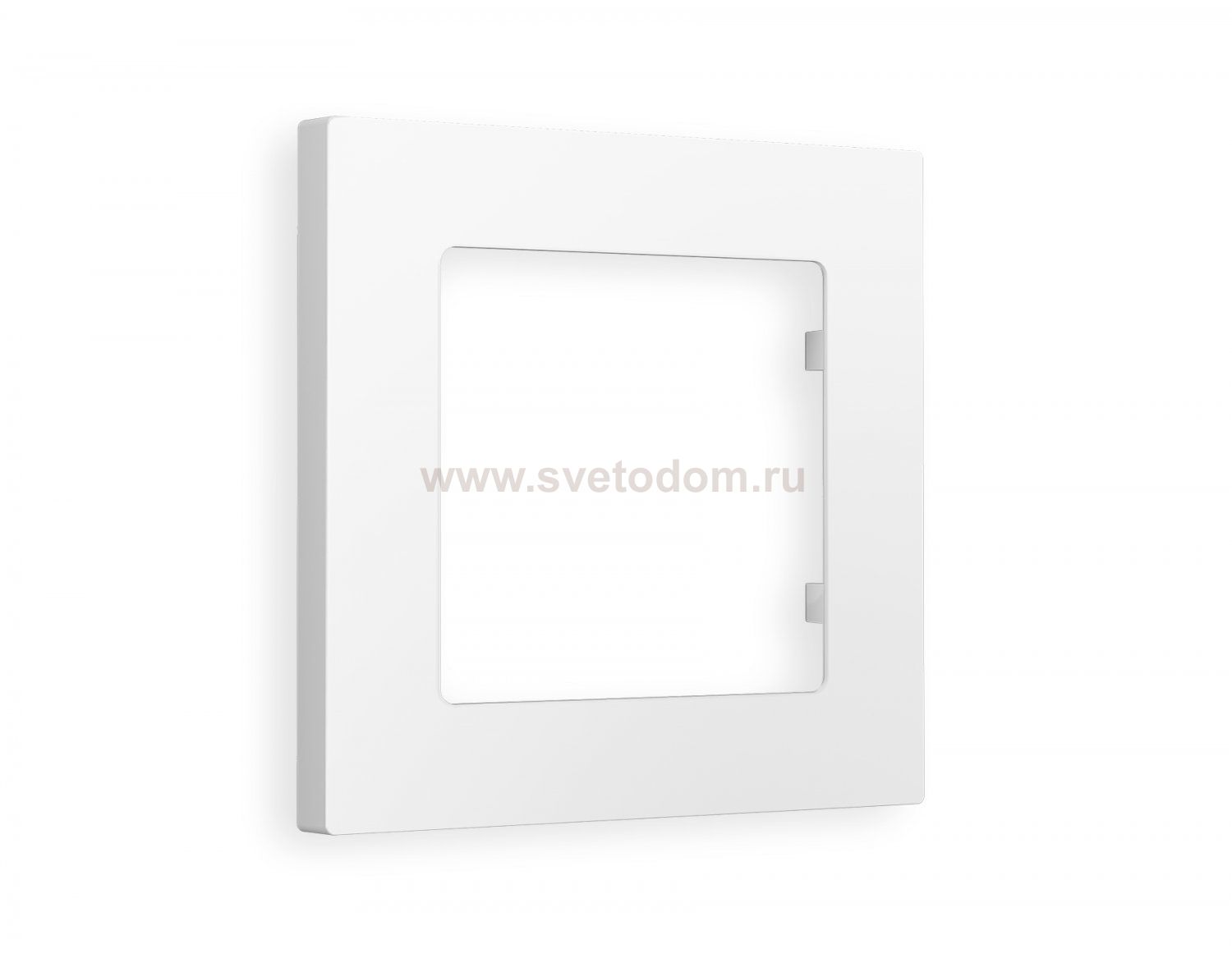 Рамка ALFA Techno (Белый матовый) 1-ая AF220121 Ambrella Volt