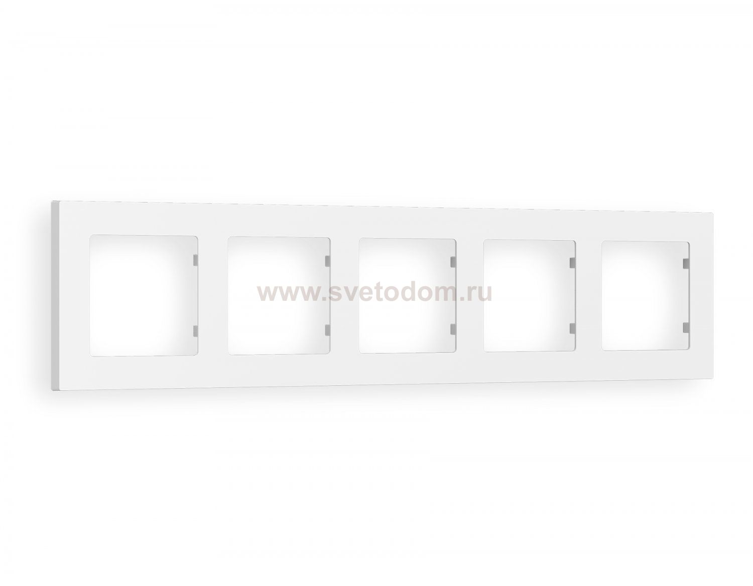 Рамка ALFA Techno (Белый матовый) 5-ая AF220125 Ambrella Volt