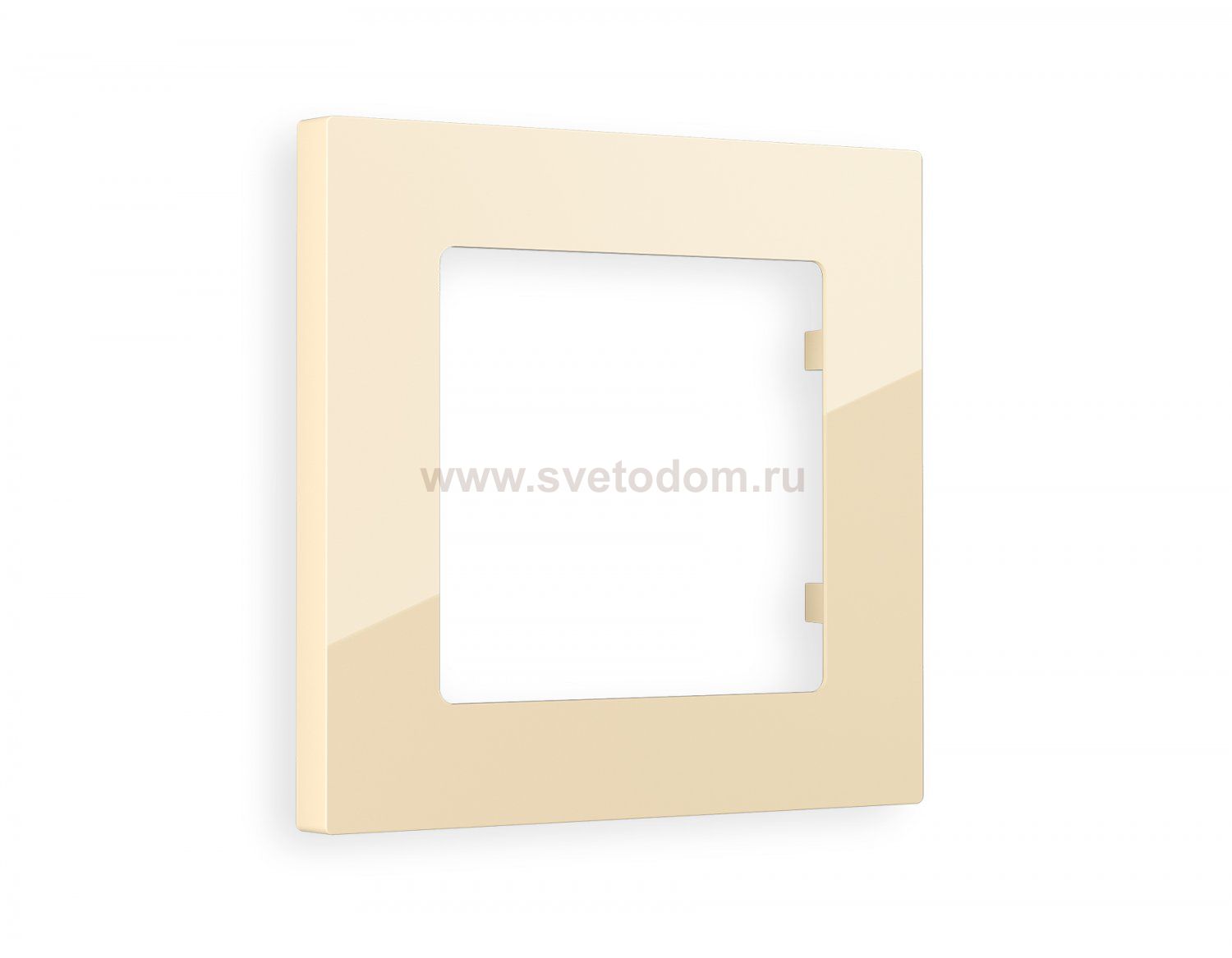 Рамка ALFA Techno (Бежевый глянец) 1-ая AF220301 Ambrella Volt