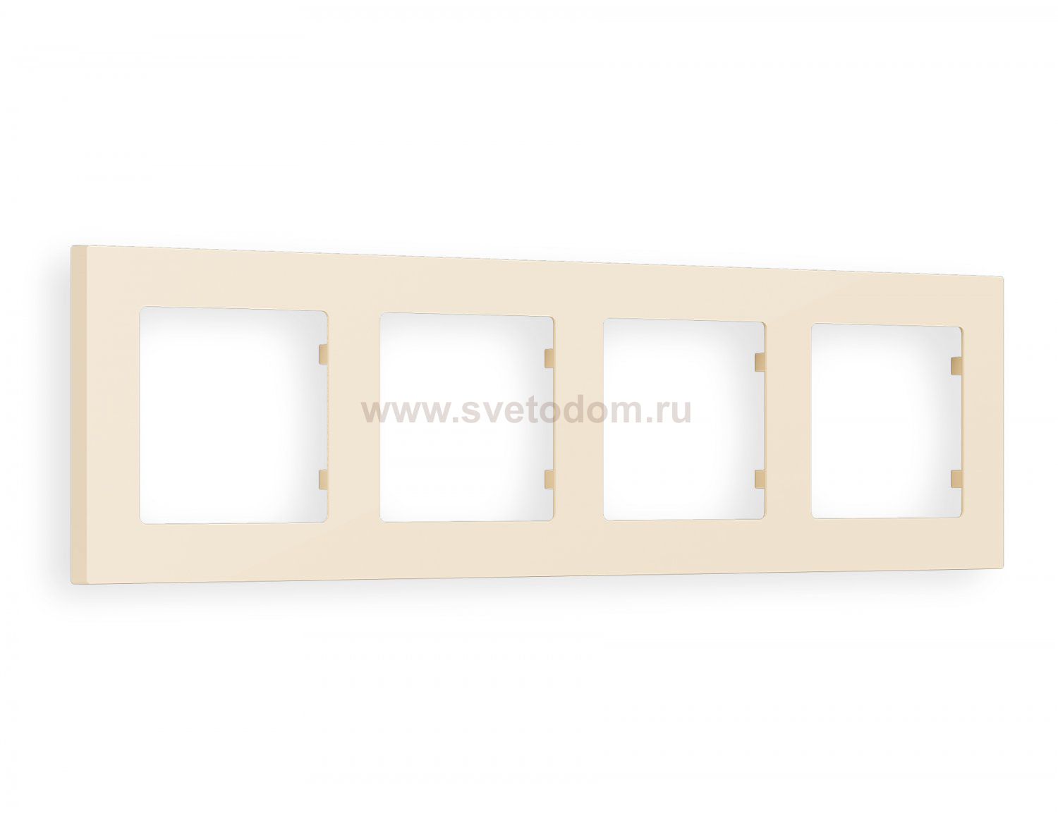 Рамка ALFA Techno (Бежевый матовый) 4-ая AF220334 Ambrella Volt