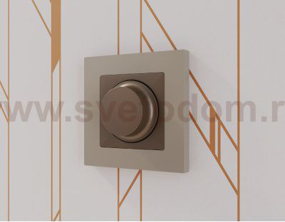 Рамка ALFA Techno (Серо-бежевый матовый) 1-ая AF220361 Ambrella Volt