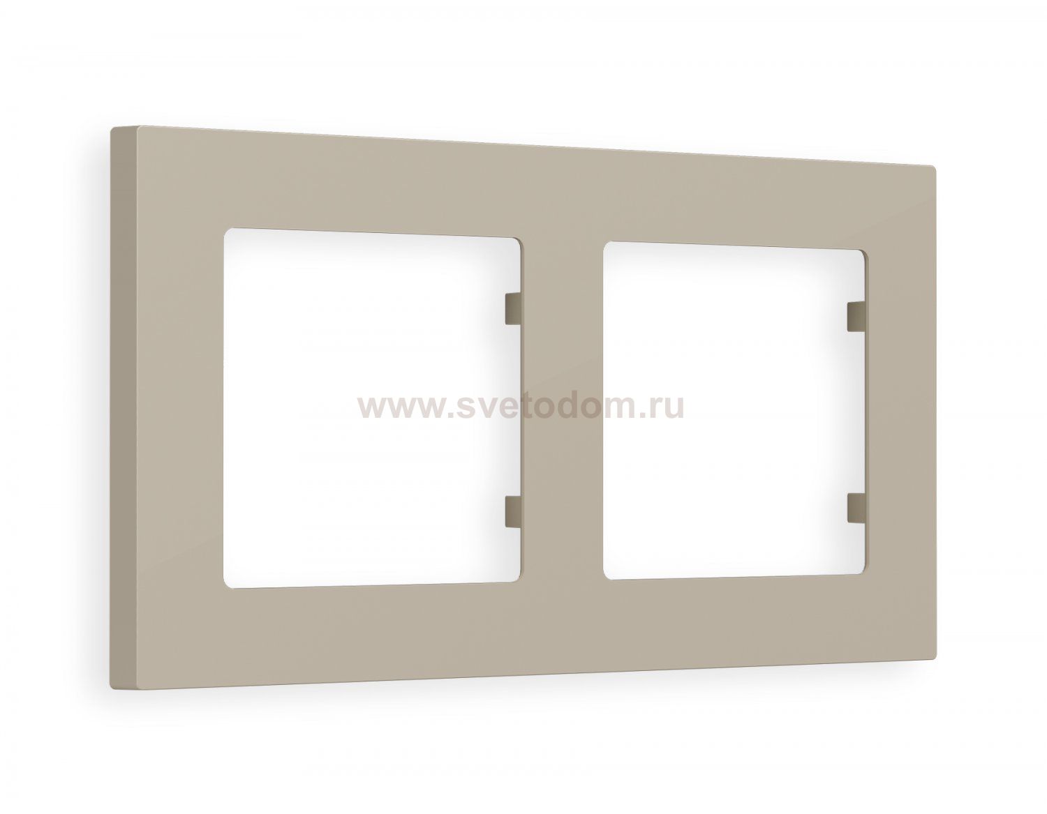 Рамка ALFA Techno (Серо-бежевый матовый) 2-ая AF220362 Ambrella Volt