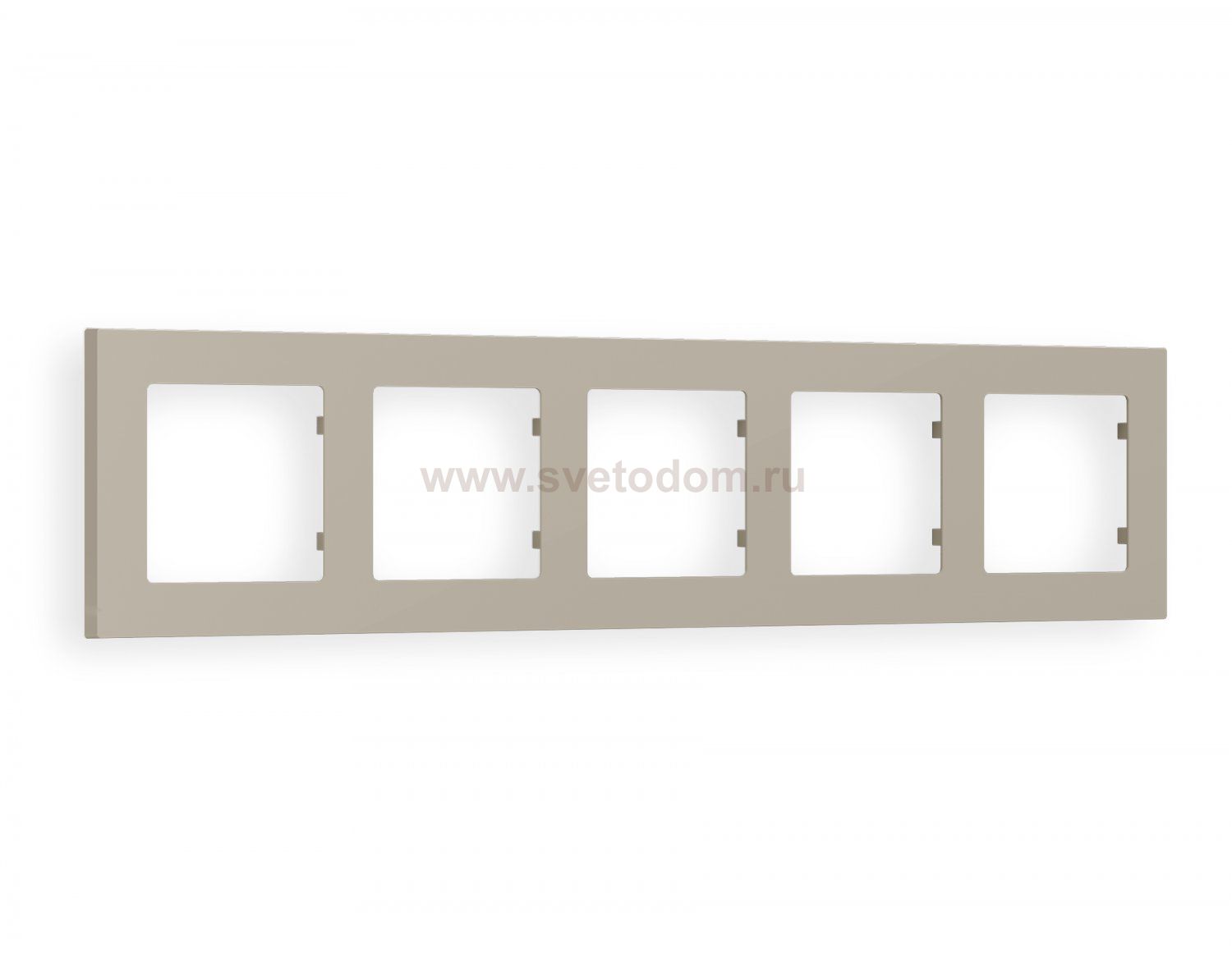 Рамка ALFA Techno (Серо-бежевый матовый) 5-ая AF220365 Ambrella Volt