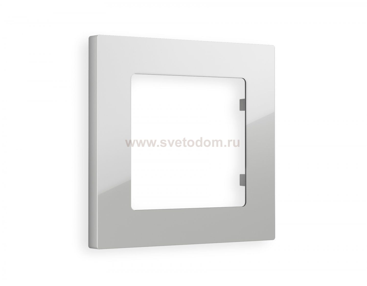 Рамка ALFA Techno (Серебро глянец) 1-ая AF220401 Ambrella Volt