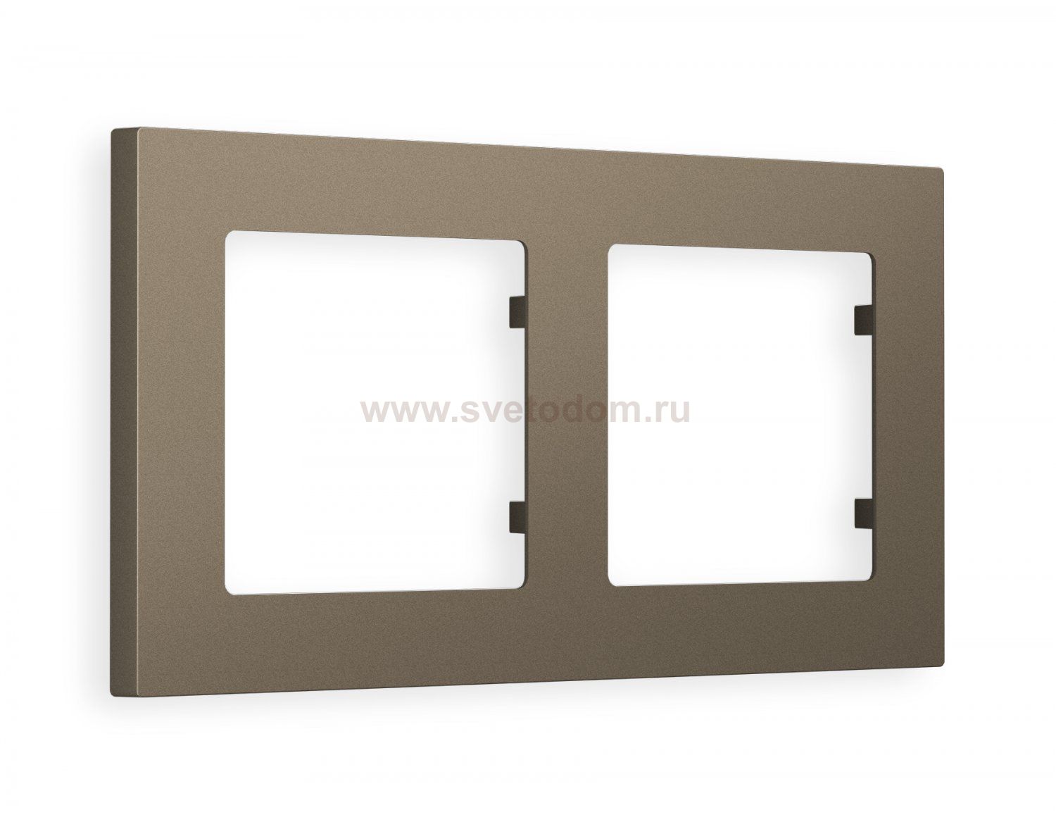 Рамка ALFA Techno (Темная бронза матовый) 2-ая AF220632 Ambrella Volt