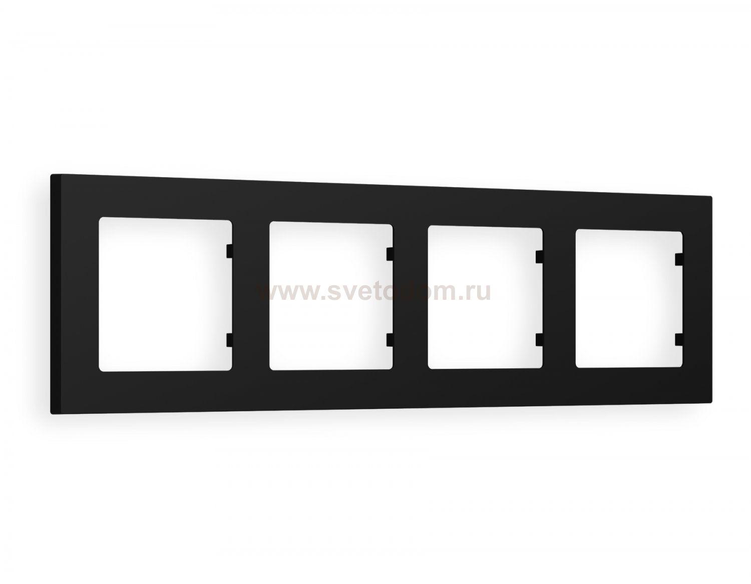 Рамка ALFA Techno (Черный матовый) 4-ая AF220704 Ambrella Volt