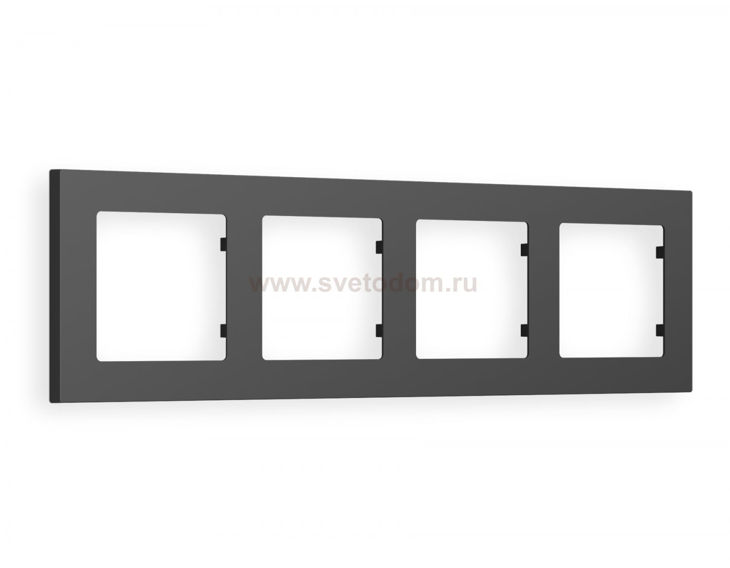 Рамка ALFA Techno (Графит Мягкое касание) 4-ая AF220804 Ambrella Volt