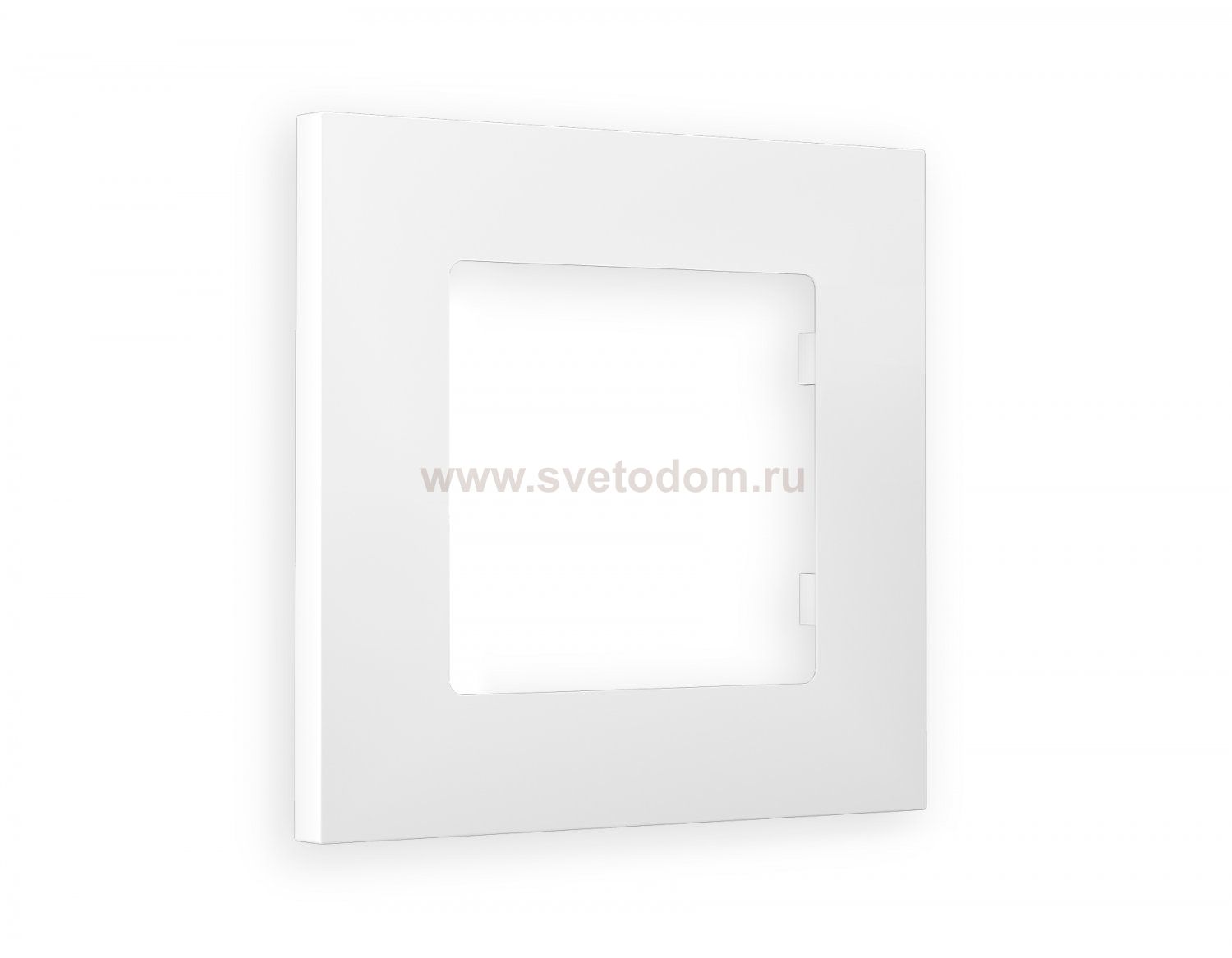 Рамка ALFA Qubi (Белый матовый) 1-ая AF250121 Ambrella Volt