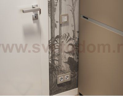 Рамка ALFA Qubi (Серо-бежевый матовый) 3-ая AF250363 Ambrella Volt