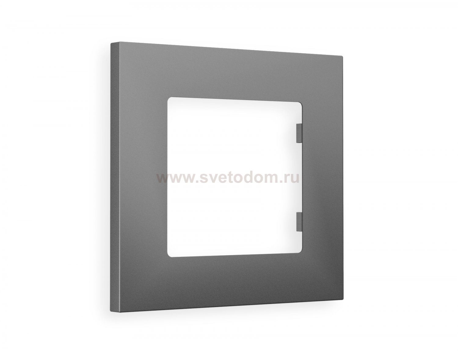 Рамка ALFA Qubi (Сталь матовый) 1-ая AF250501 Ambrella Volt