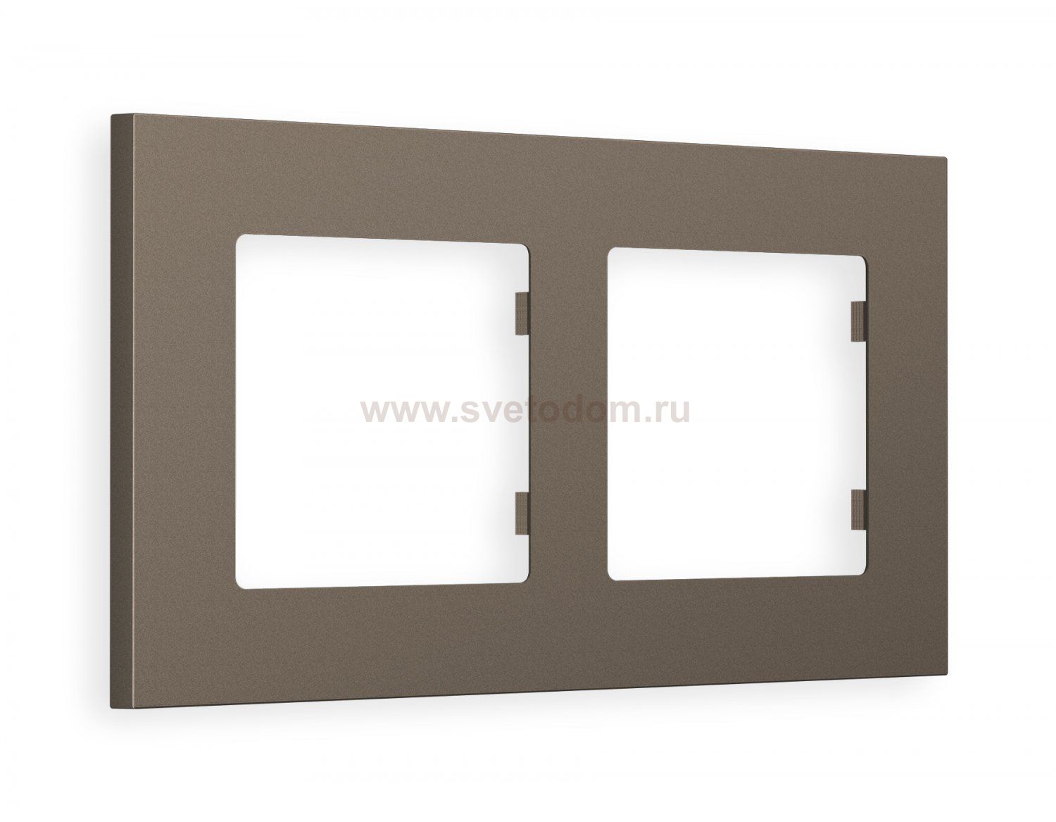 Рамка ALFA Qubi (Темная бронза матовый) 2-ая AF250632 Ambrella Volt