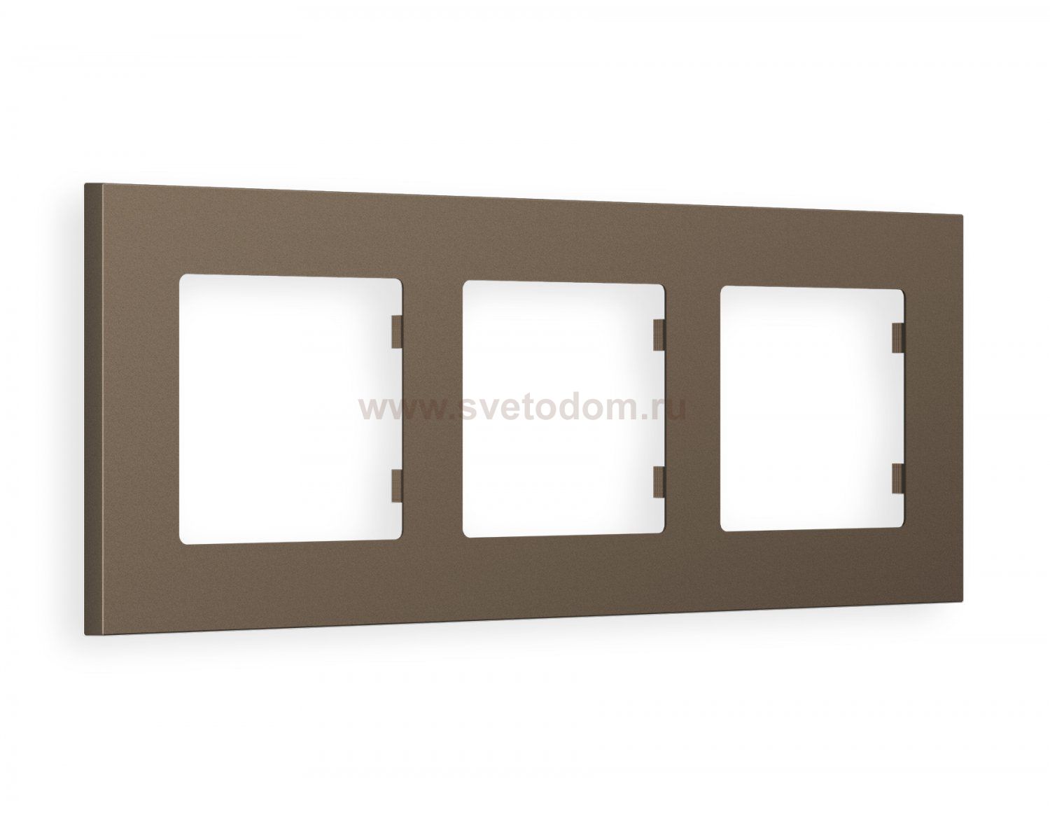 Рамка ALFA Qubi (Темная бронза матовый) 3-ая AF250633 Ambrella Volt