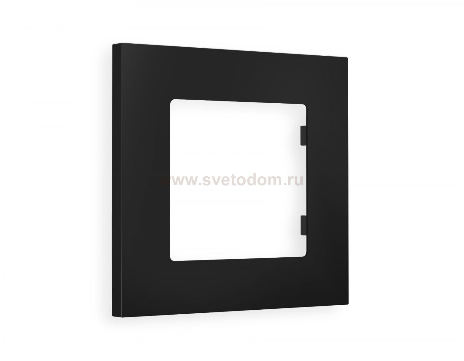 Рамка ALFA Qubi (Черный матовый) 1-ая AF250701 Ambrella Volt