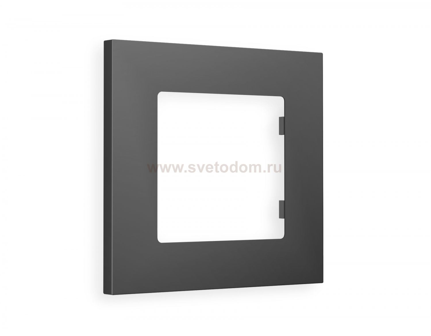 Рамка ALFA Qubi (Графит Мягкое касание) 1-ая AF250801 Ambrella Volt