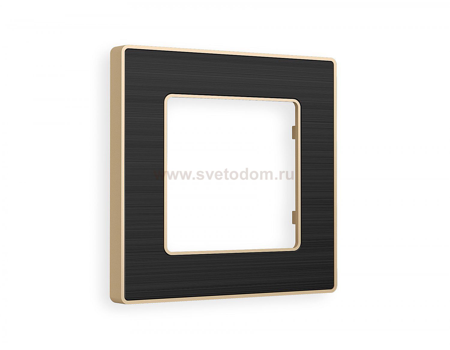 Рамка ALFA Arctic (Черный Стекло органическое/Шампань) 1-ая AF580541 Ambrella Volt