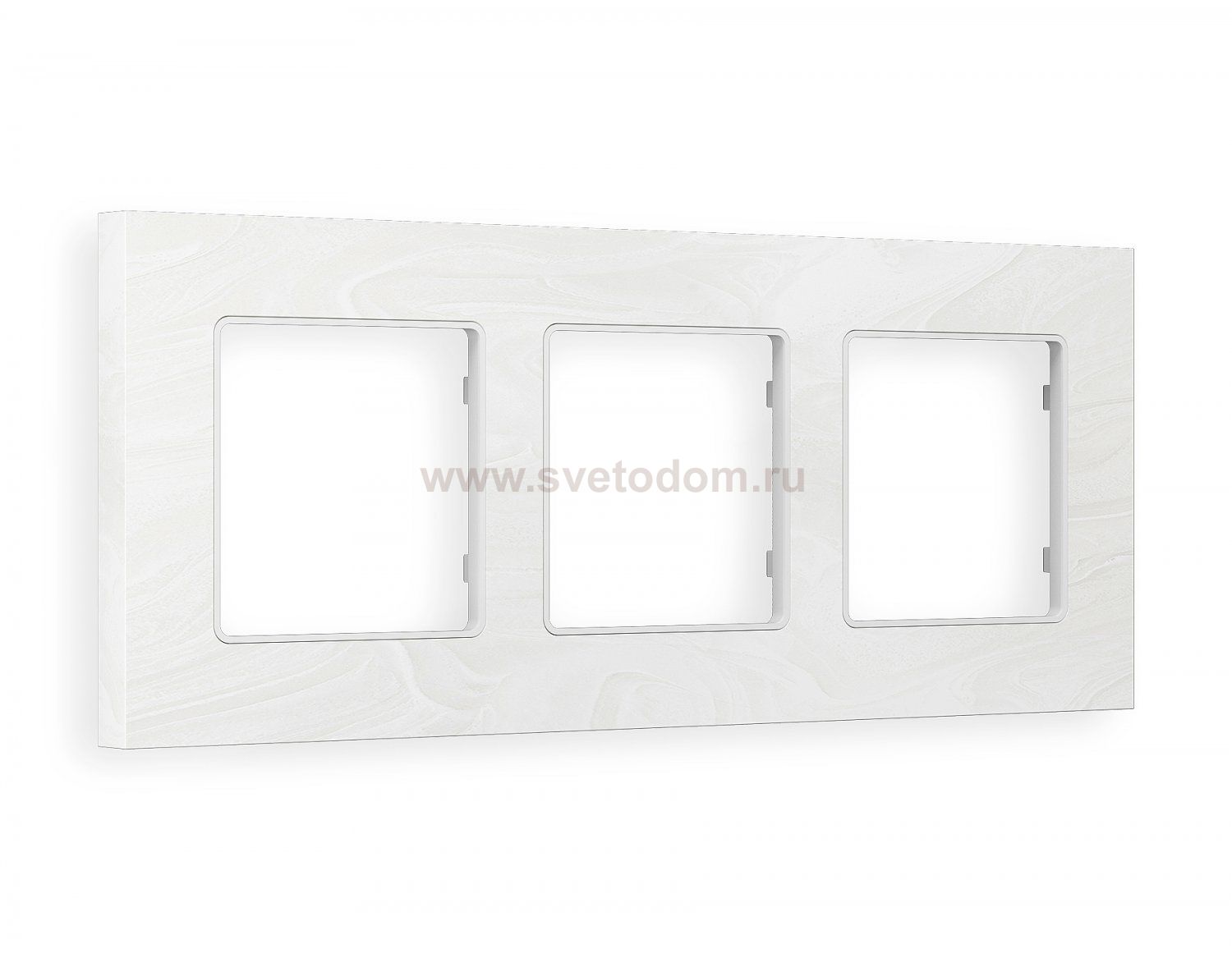 Рамка ALFA Grand (Белый мрамор) 3-ая AF930103 Ambrella Volt