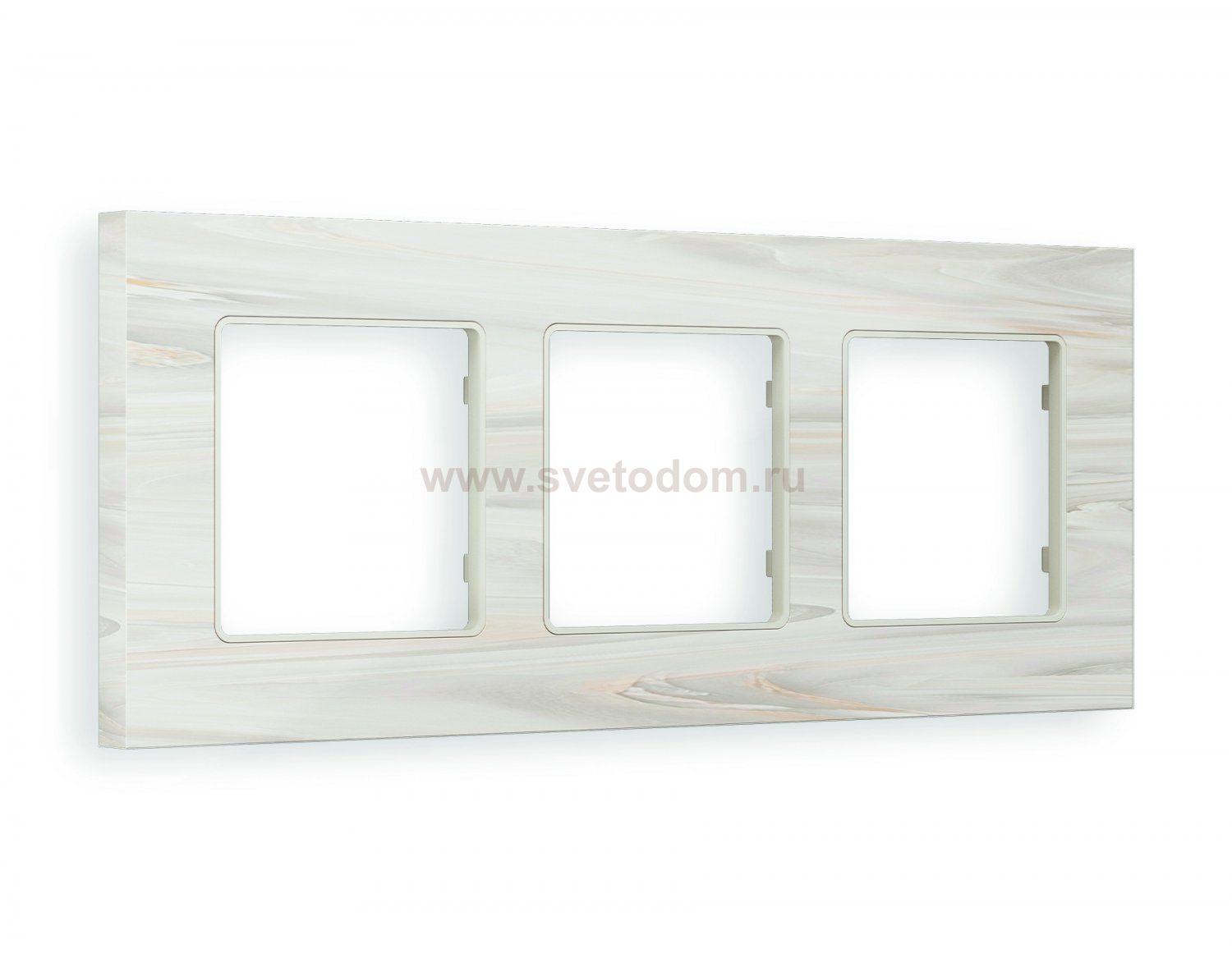 Рамка ALFA Grand (Бежевый мрамор) 3-ая AF930303 Ambrella Volt