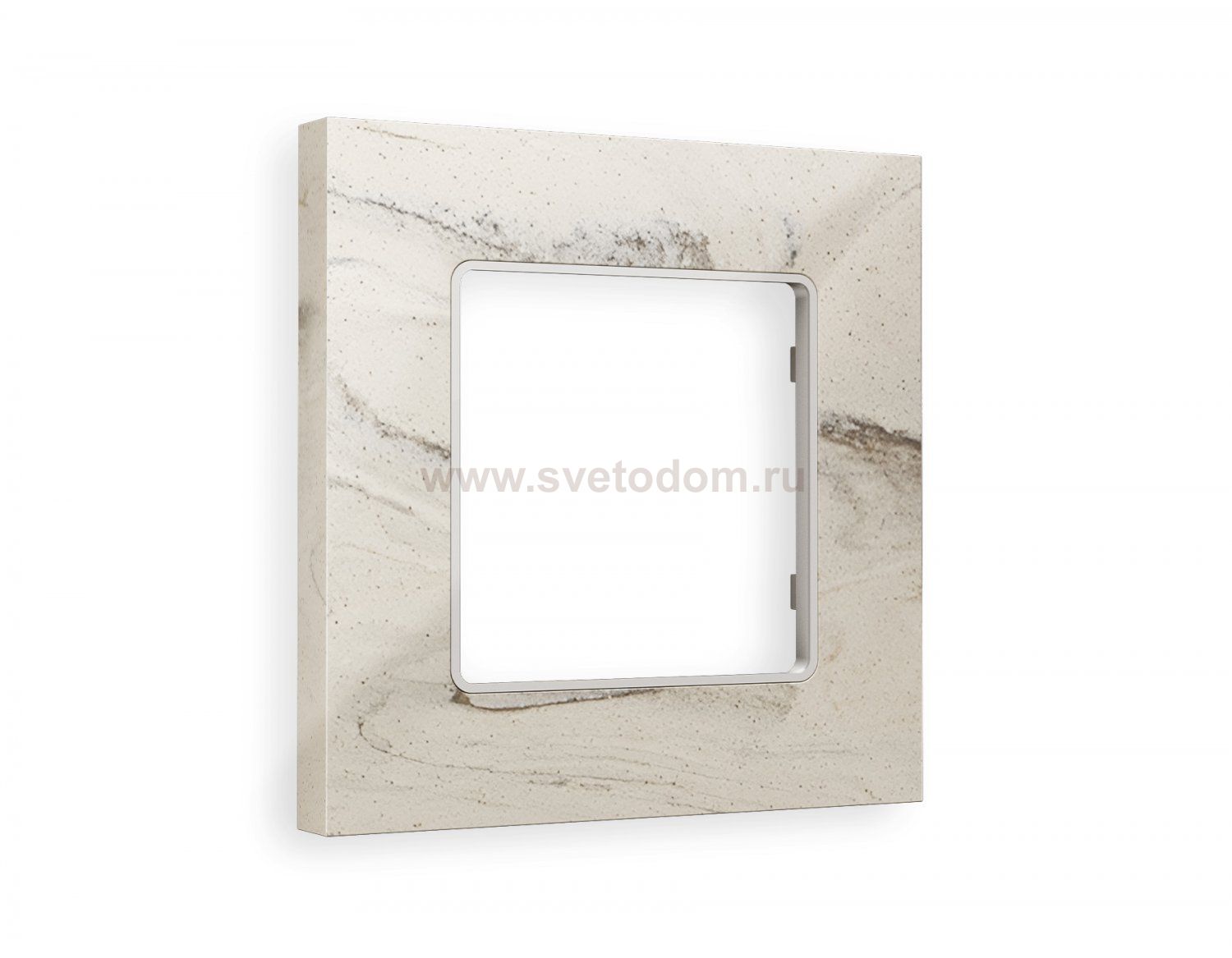 Рамка ALFA Grand (Серо-бежевый мрамор) 1-ая AF930601 Ambrella Volt