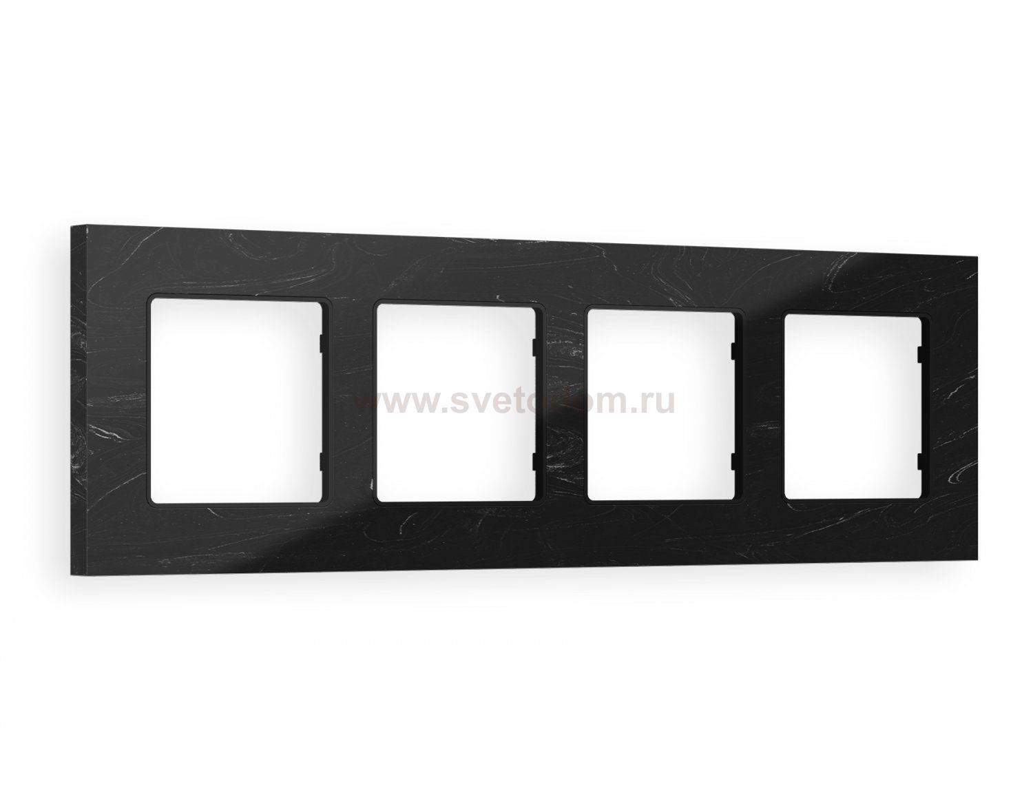 Рамка ALFA Grand (Черный мрамор) 4-ая AF930704 Ambrella Volt