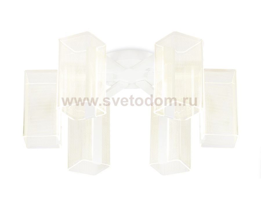 Люстра потолочная Ambrella AK4044/6 WH белый 96W D600*240 (ПДУ РАДИО 2.4) ACRYLICA
