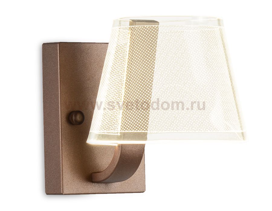 Настенный светильник бра Ambrella AK4089 CF кофе LED 3000K/4200K/6400K 13W 170*150*220 ACRYLICA