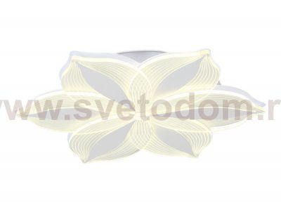 Люстра потолочная Ambrella AK4315/6 WH белый 85W 520*450*80 (ПДУ РАДИО 2.4) ACRYLICA