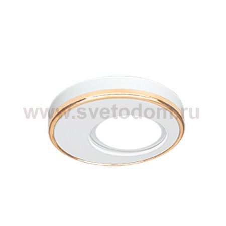 Светильник Gauss Aluminium AL004 Круг. Белый/Золото, Gu5.3