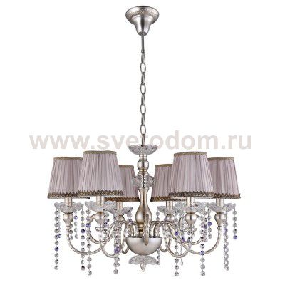 Люстра Crystal Lux ALEGRIA SP6 SILVER-BROWN (1040/306)