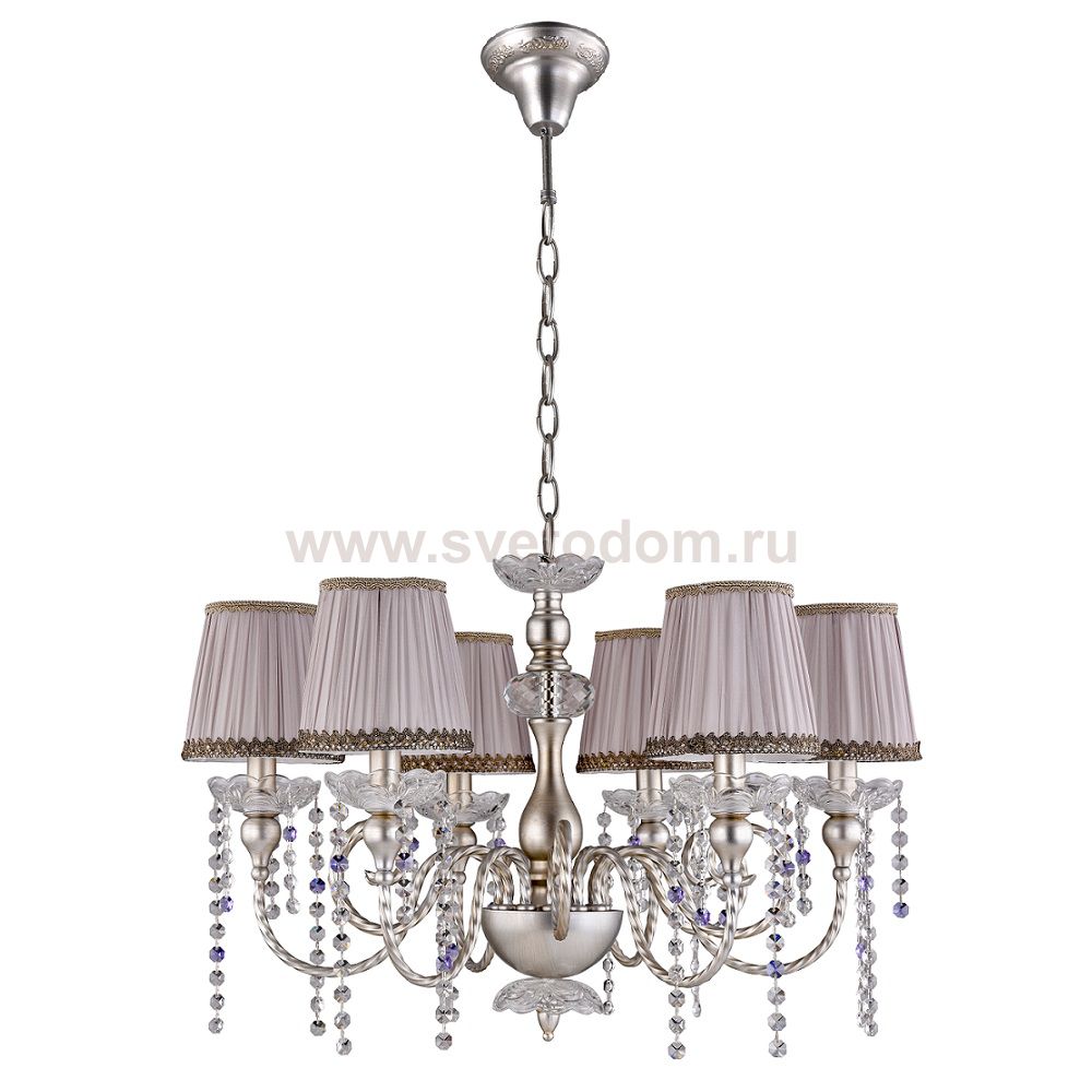 Люстра Crystal Lux ALEGRIA SP6 SILVER-BROWN (1040/306)